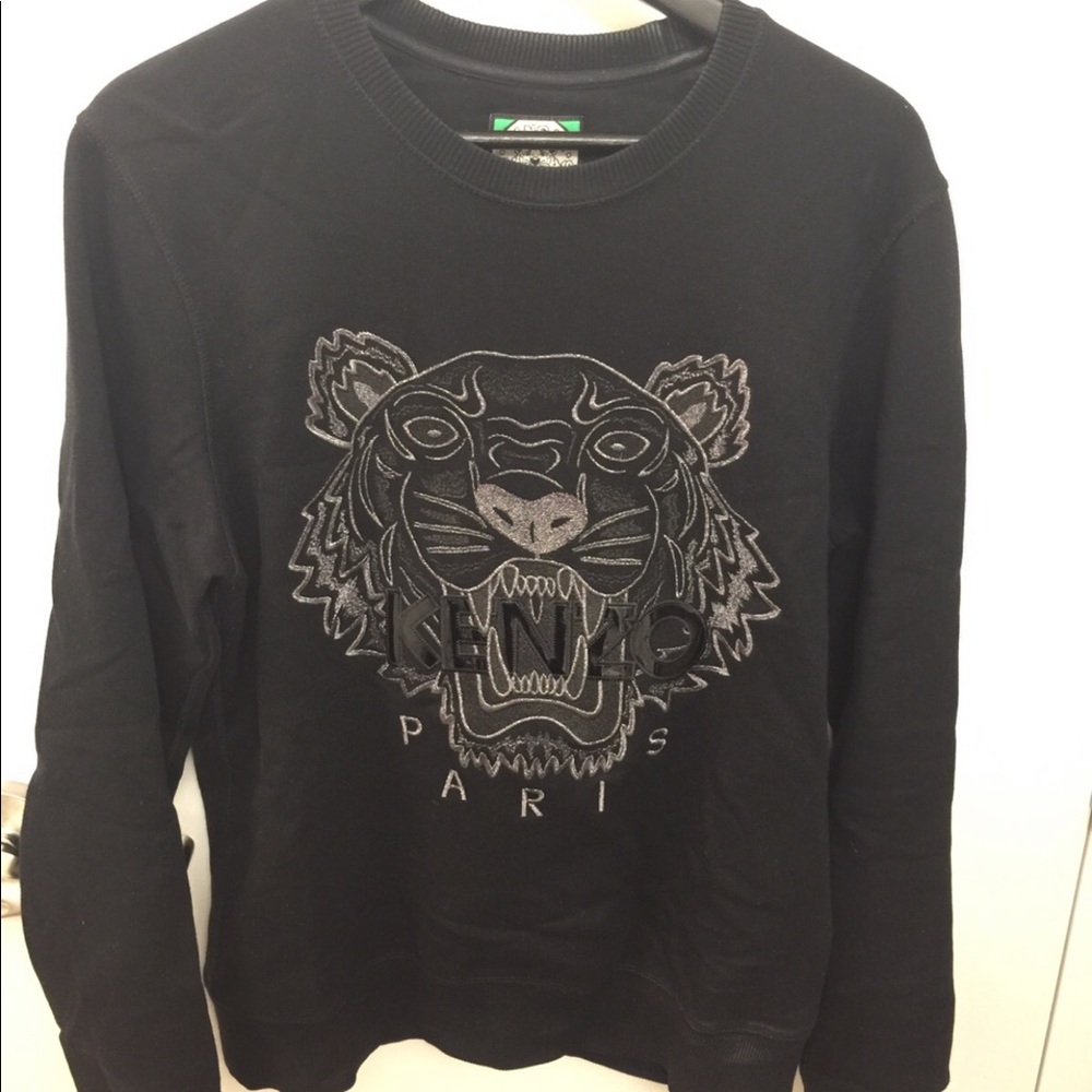 Kenzo all black sweatshirt